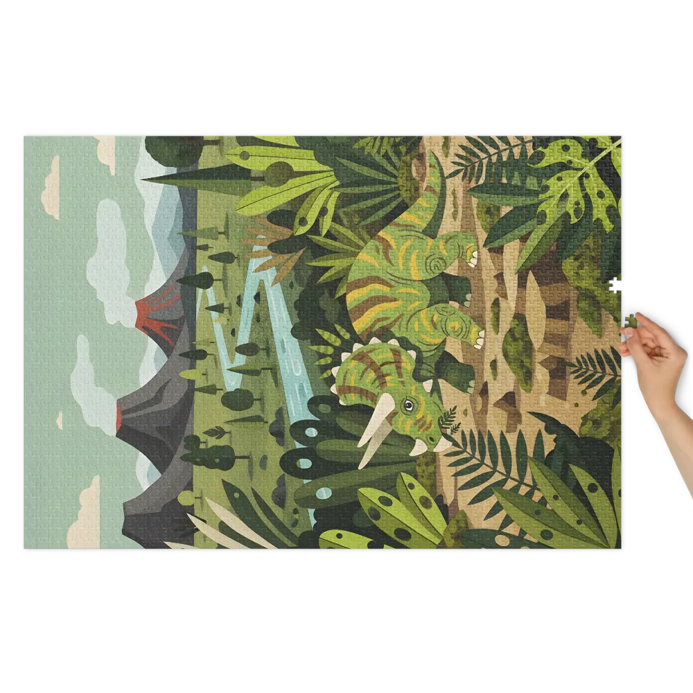 Triceratops Valley | Jigsaw Puzzles