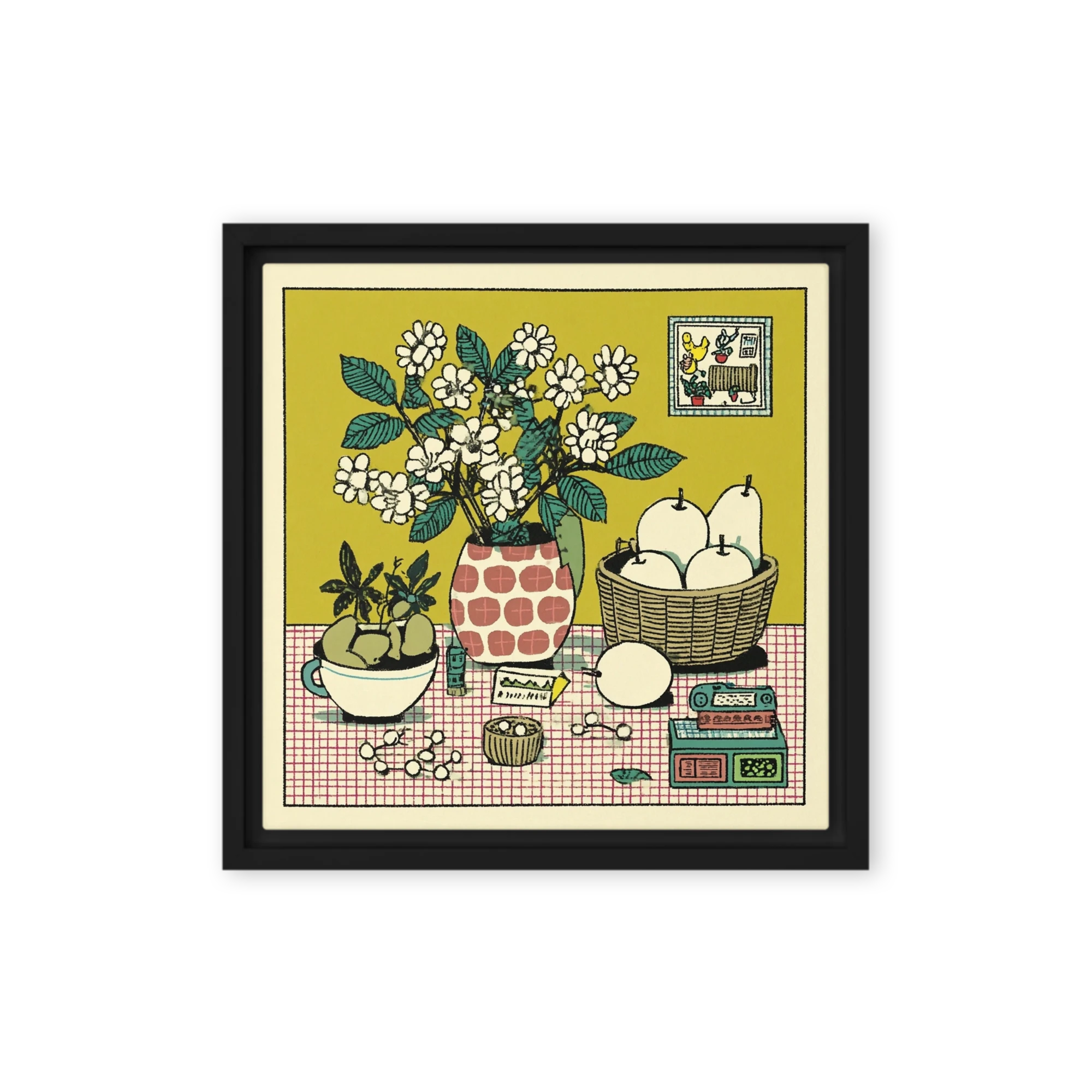 Mid-Century Floral Still Life | Art Print