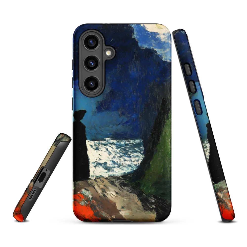 Moonlit Shore Solitude | Phone Case