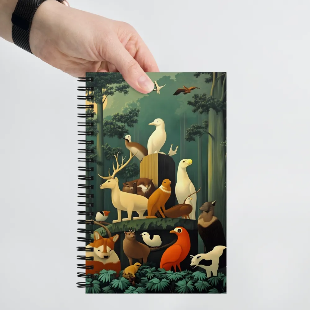 Forest Gathering 
 Spiral Notebook | 140 pages
