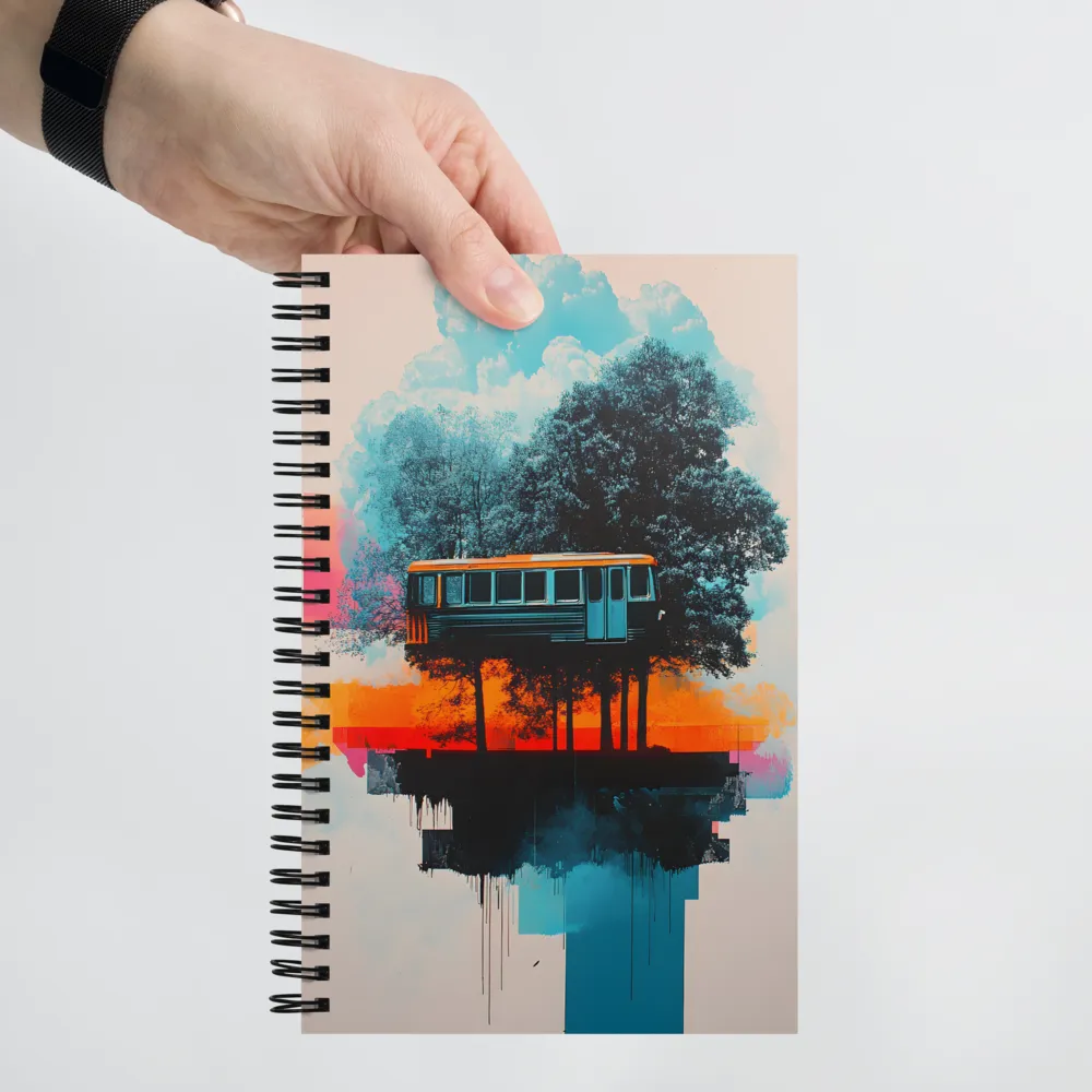 Floating Bus Dream 
 Spiral Notebook | 140 pages