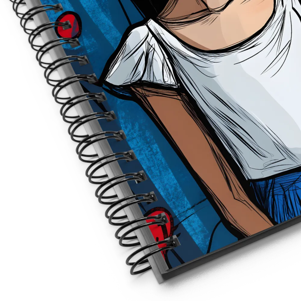 Intriguing Gaze 
 Spiral Notebook | 140 pages