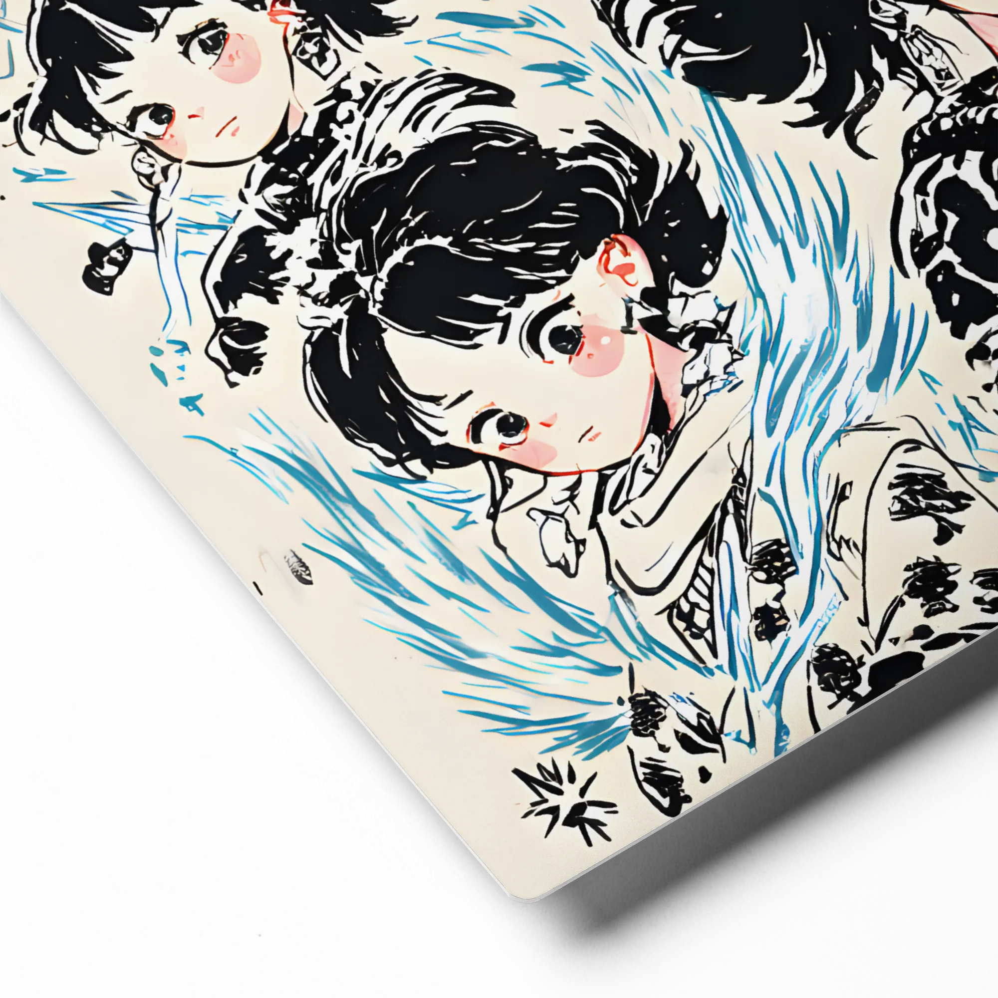 Stylized Anime Portraits 
 Canvas | 6″x 6″