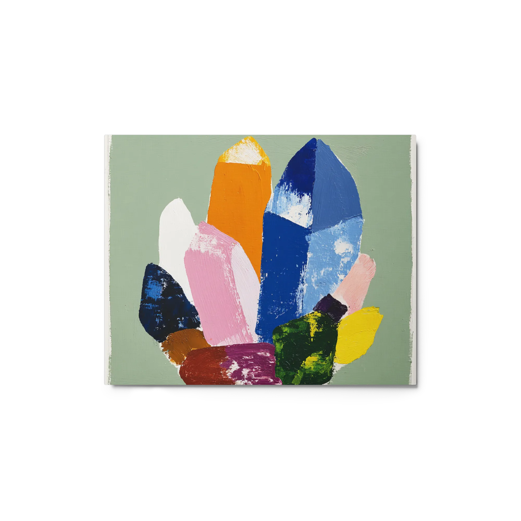 Impasto Crystal Abstraction 
 Canvas | 16″x 20″