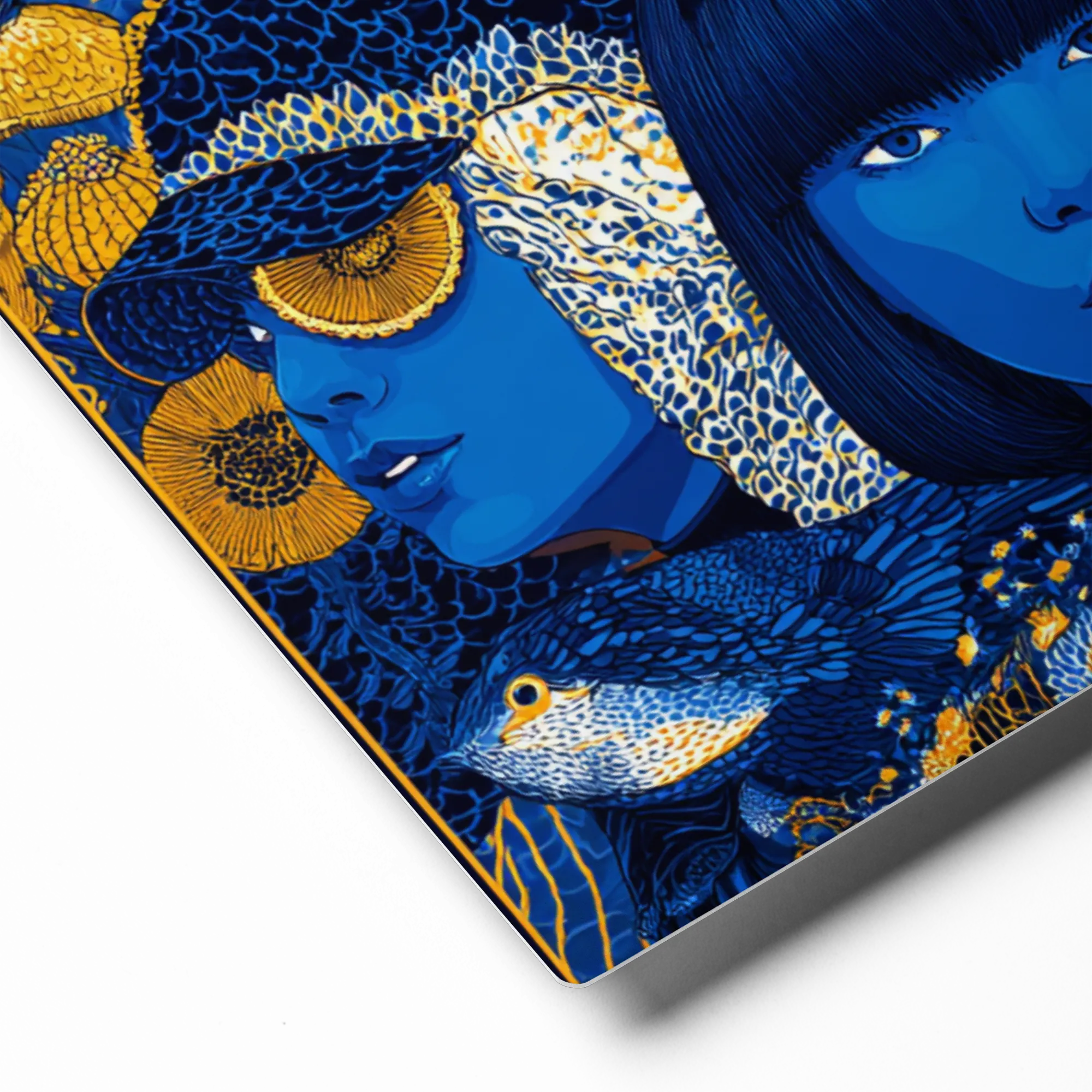 Azure Harmony 
 Canvas | 16″x 16″