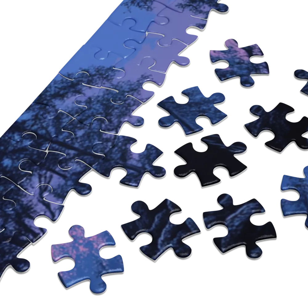 Surreal Forest Landscape at Dusk | Jigsaw Puzzle (252/520 pieces)