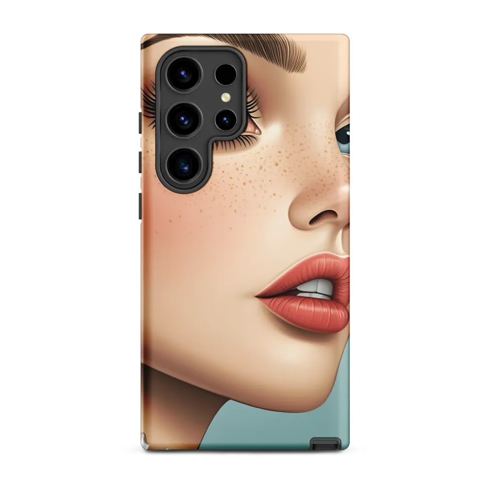 Close-up Portrait of a Woman | Phone Case