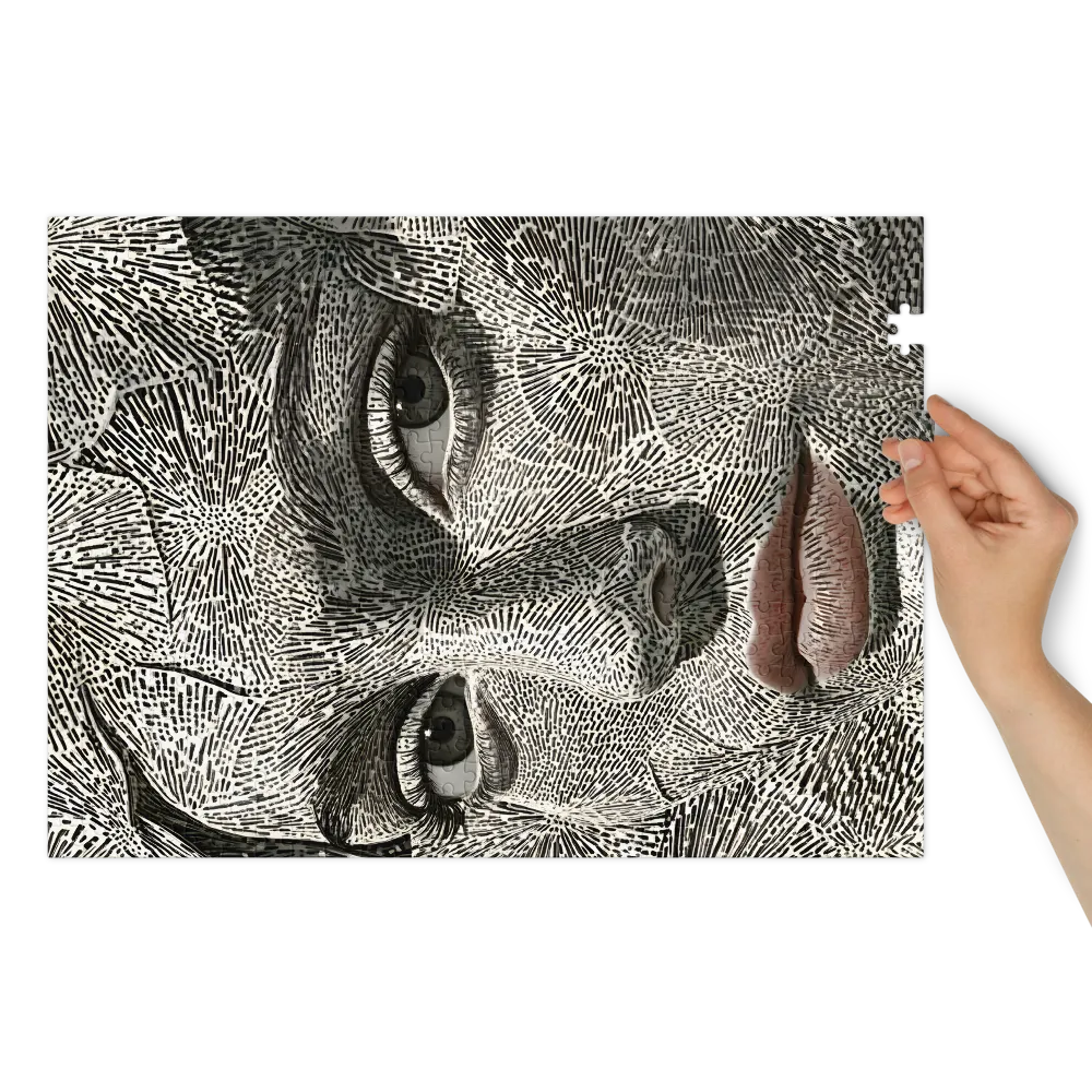 Surreal Abstract Portrait | Jigsaw Puzzle (252/520 pieces)
