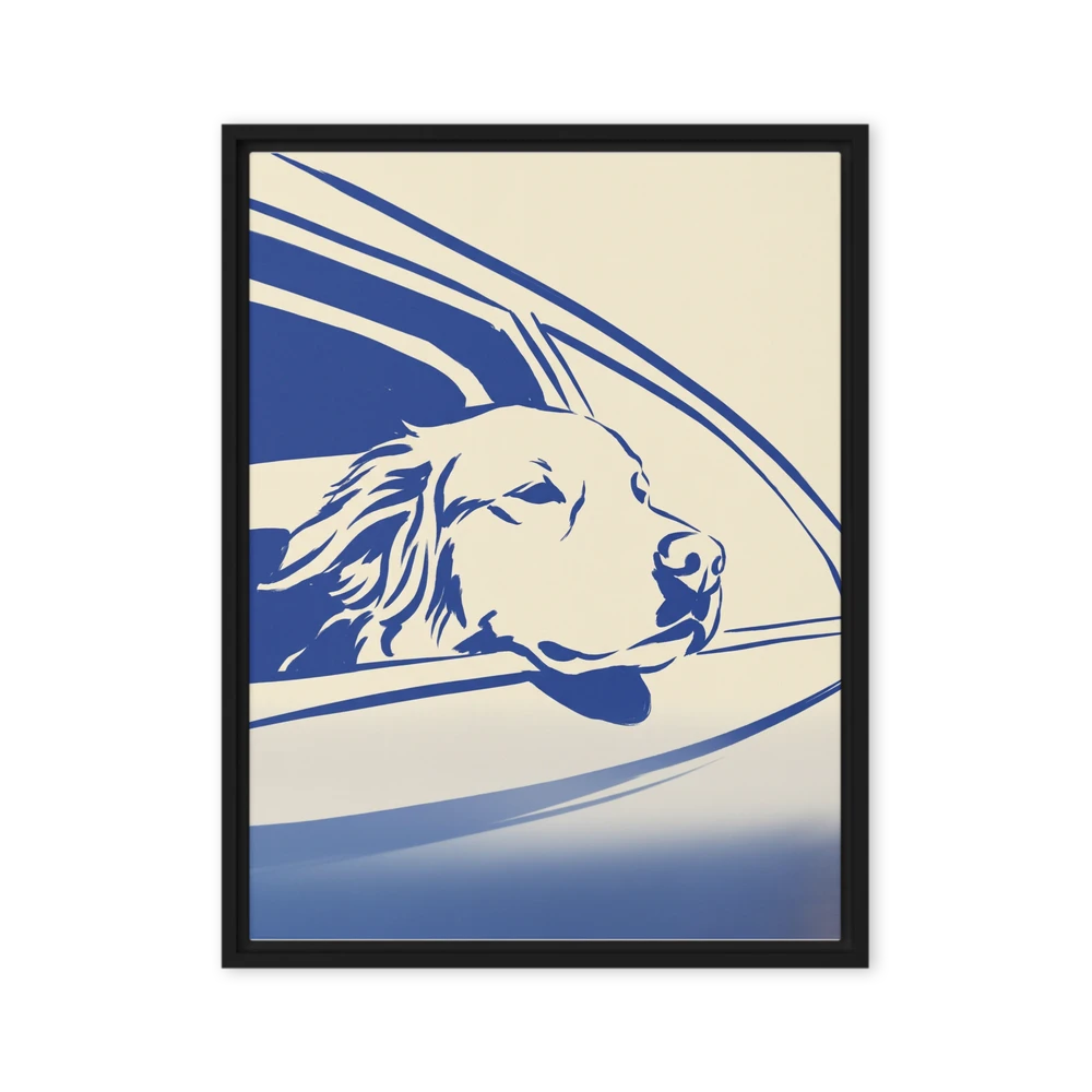 Pet Portrait — Cobalt Line
