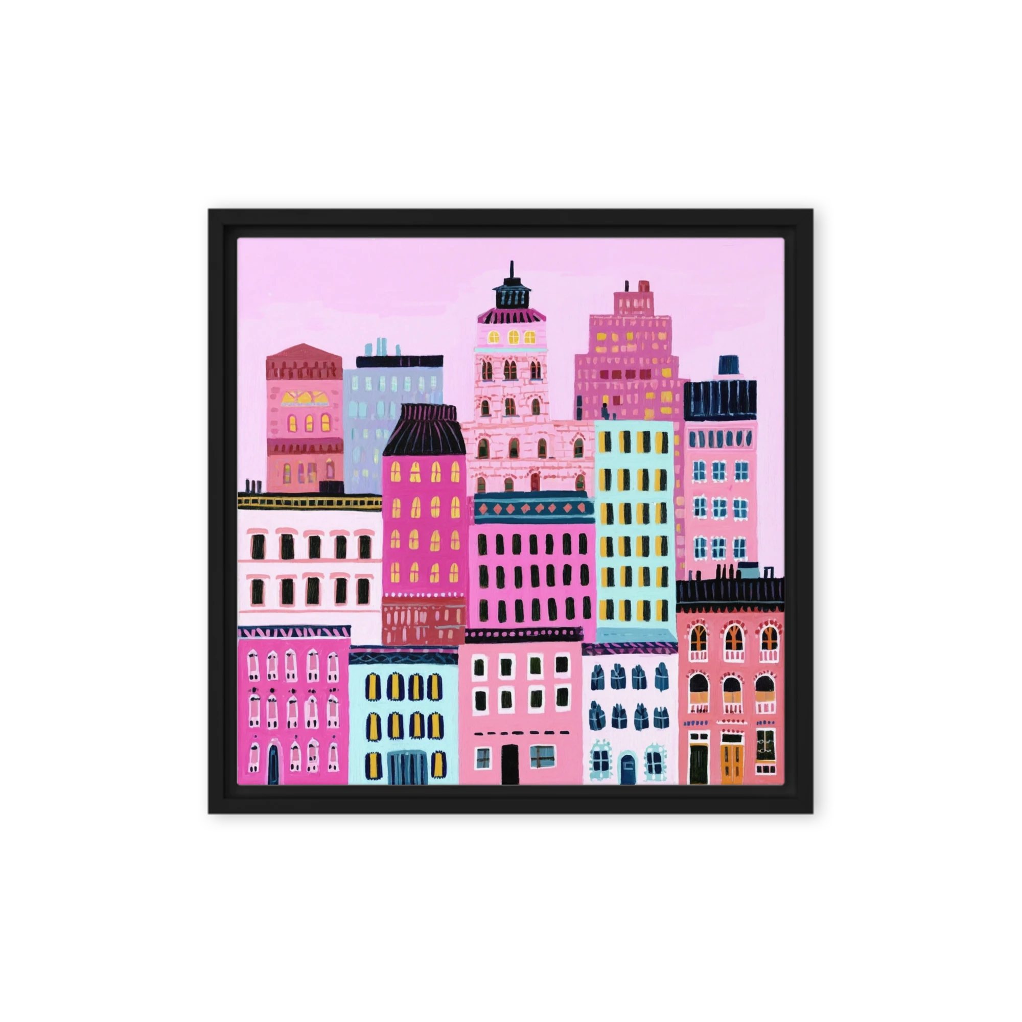 Pink Cityscape