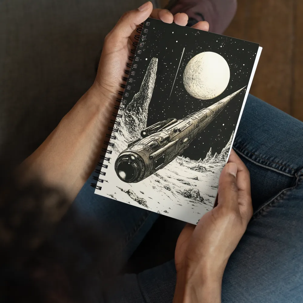 Cosmic Landing 
 Spiral Notebook | 140 pages