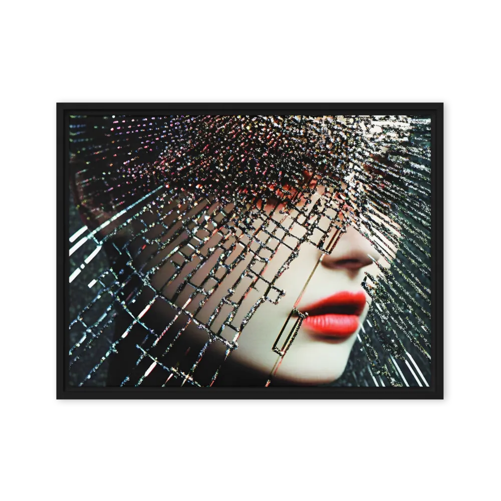 Gilded Fracture 
 Metal Print | 11″x 14″