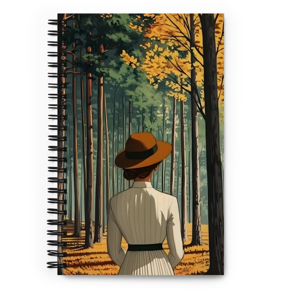 Autumn Forest Stroll 
 Spiral Notebook | 140 pages