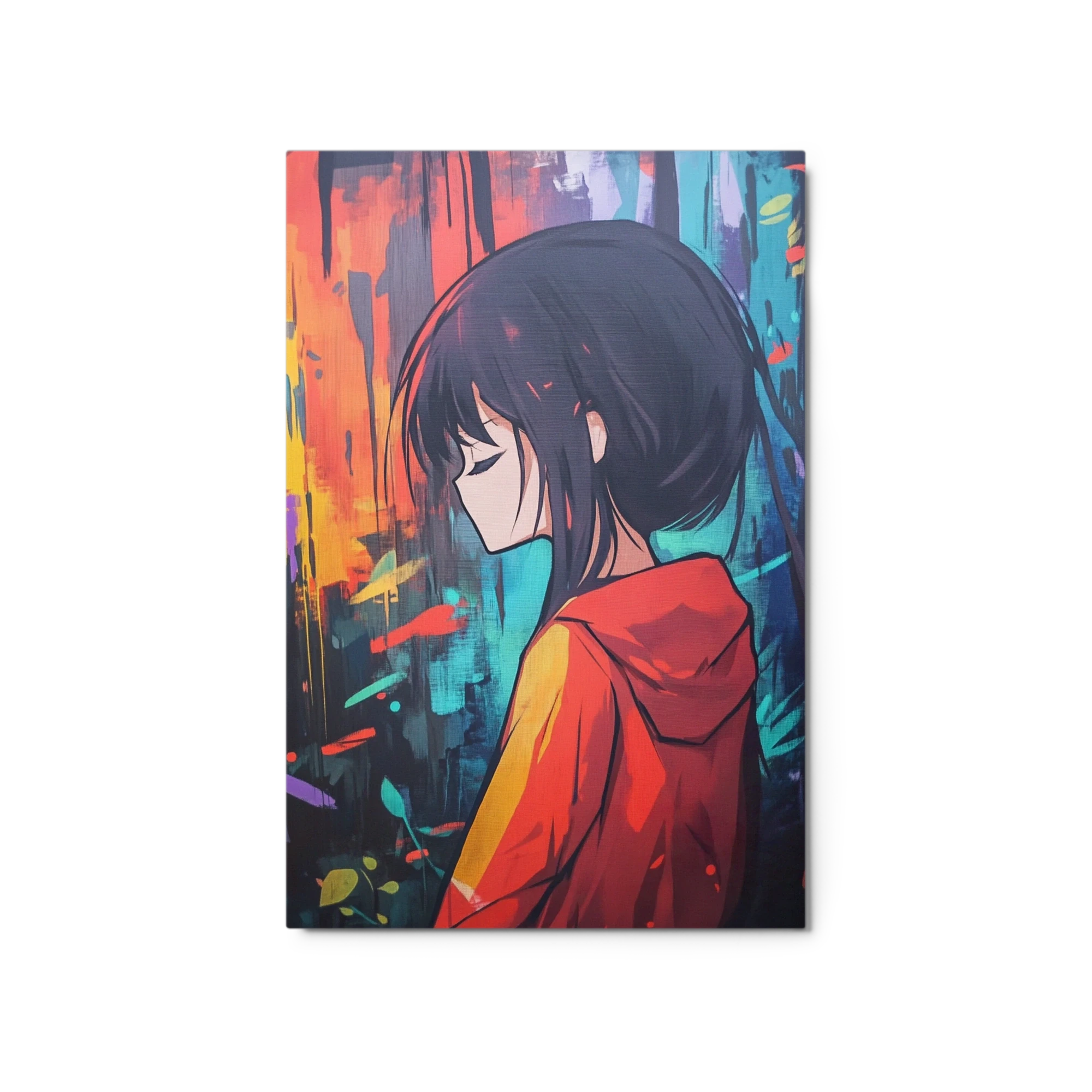 Vibrant Digital Portrait of a Girl