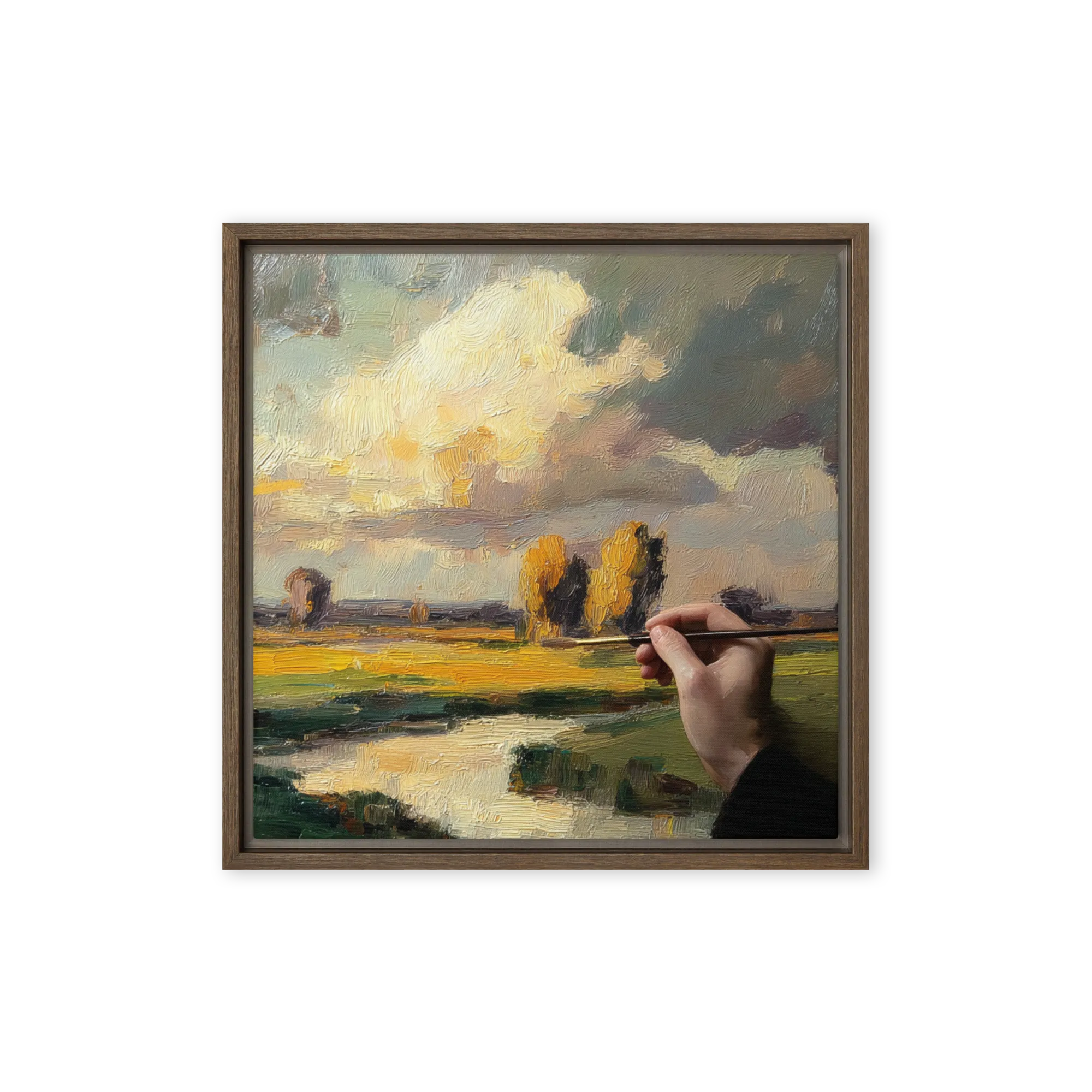 Landscapes Carved from Color — Land, Laid Thick