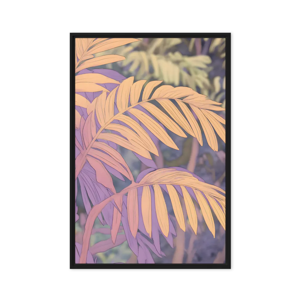 Lavender Palm Foliage 
 Canvas | 20″x 28″