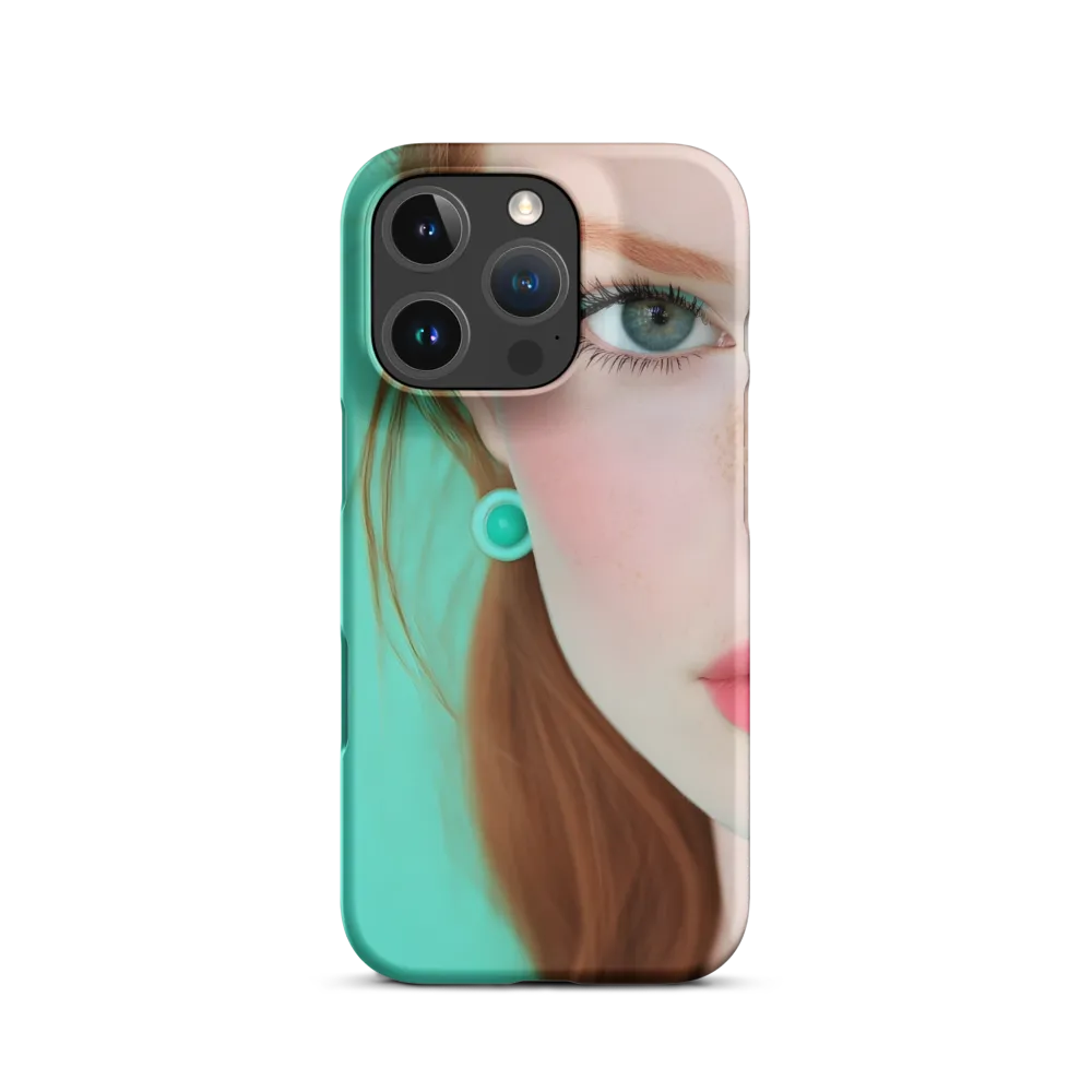 Close-Up Portrait of a Model | Phone Case