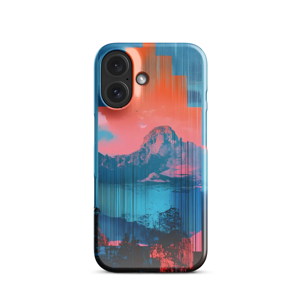 Chromatic Glitchscape 
 iPhone 16 Pro | Snap Case