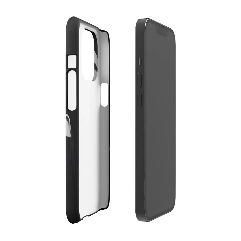 Red Accent Portrait | Phone Case
