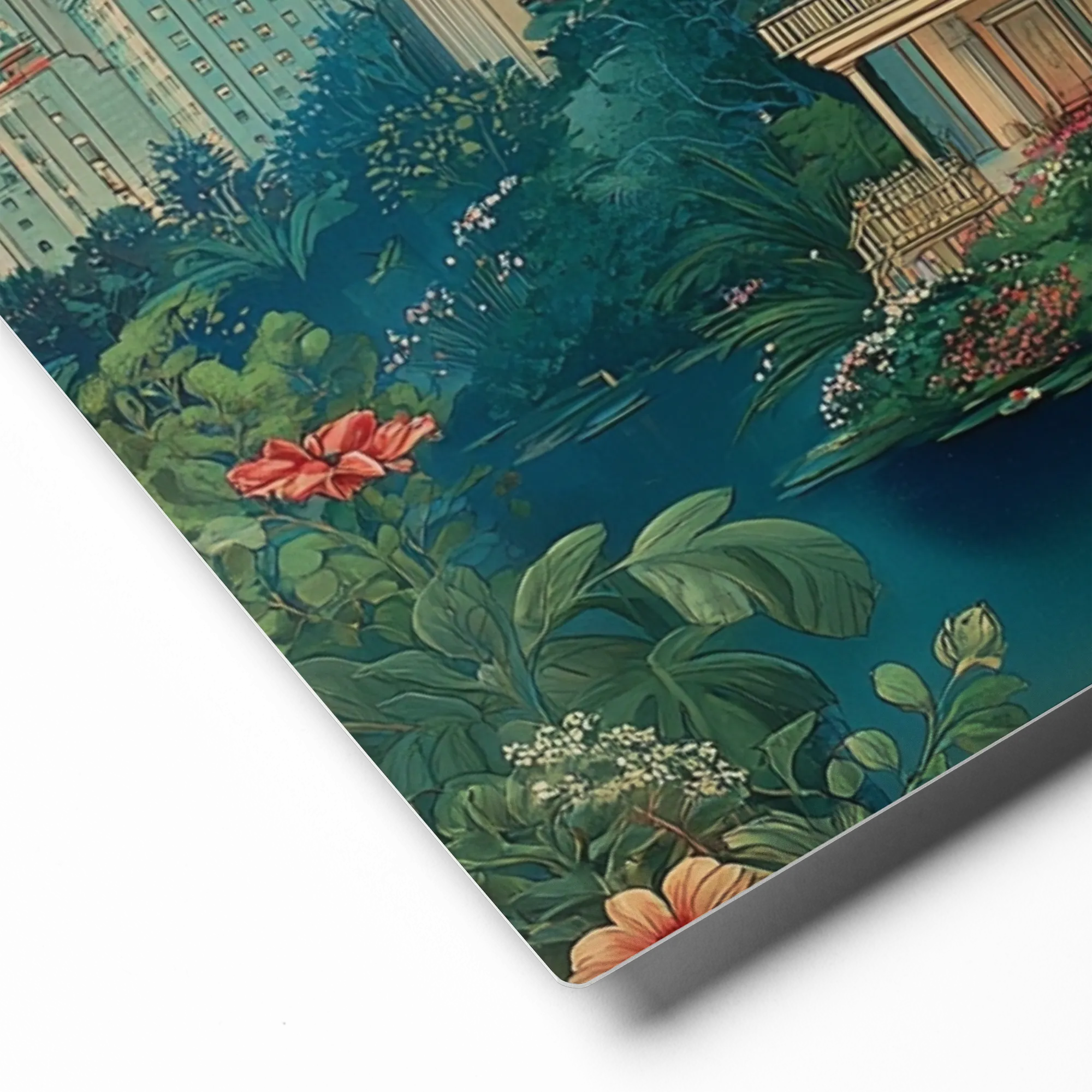 Metropolitan Oasis 
 Canvas | 8″x 8″