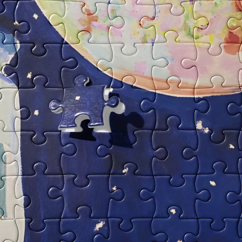 Cosmic Observatory Vista 
 Jigsaw Puzzle in Tin Box