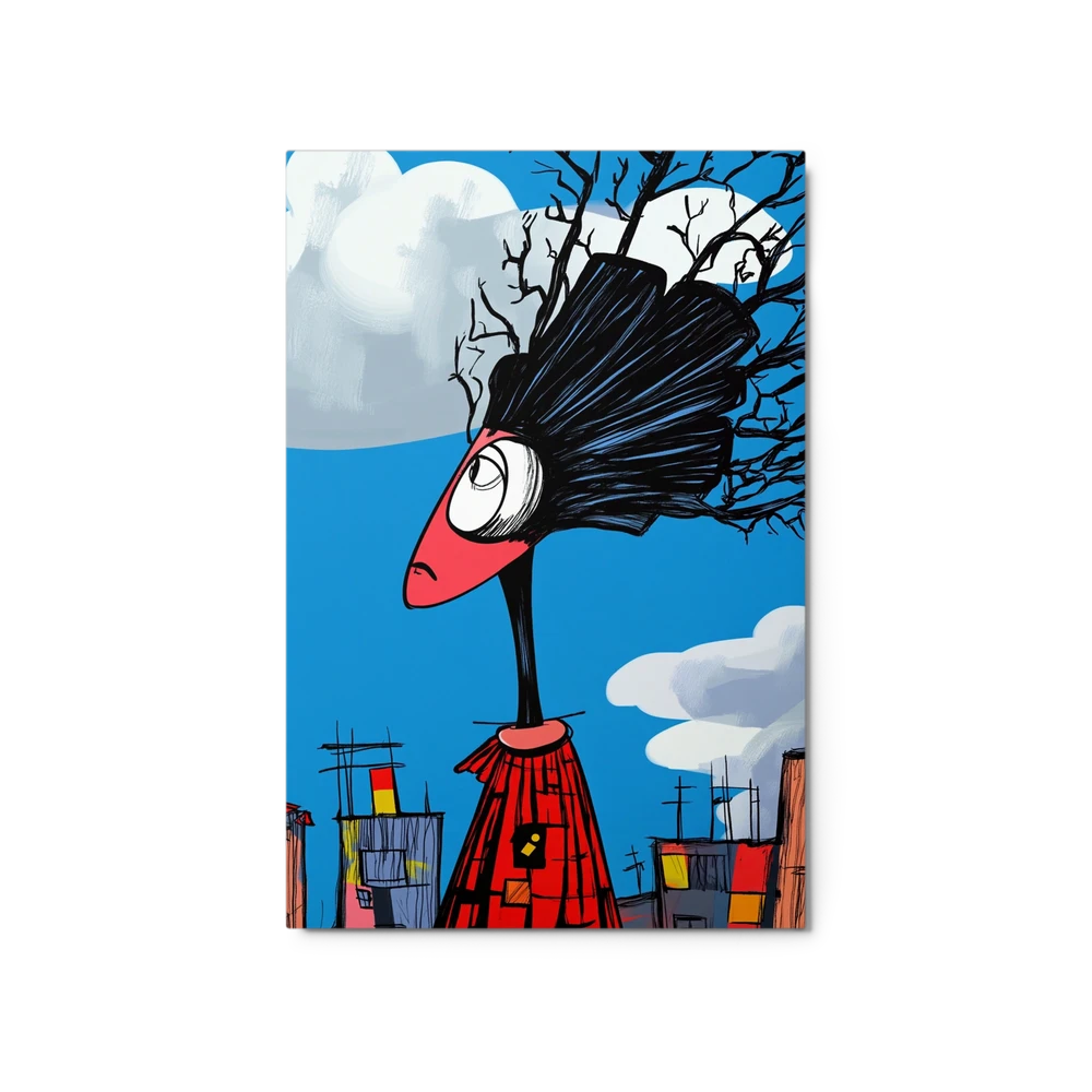 Branch-Haired Portrait | Art Print