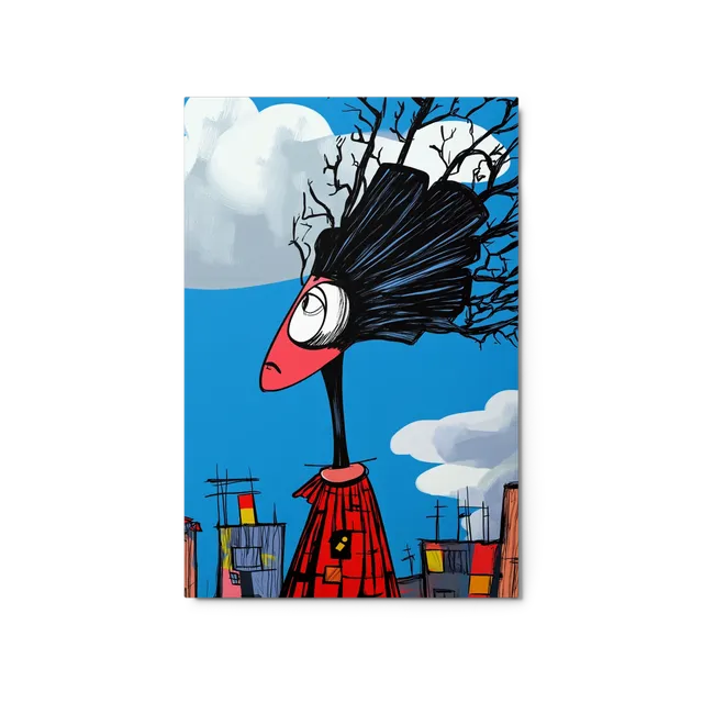 Branch-Haired Portrait | Art Print