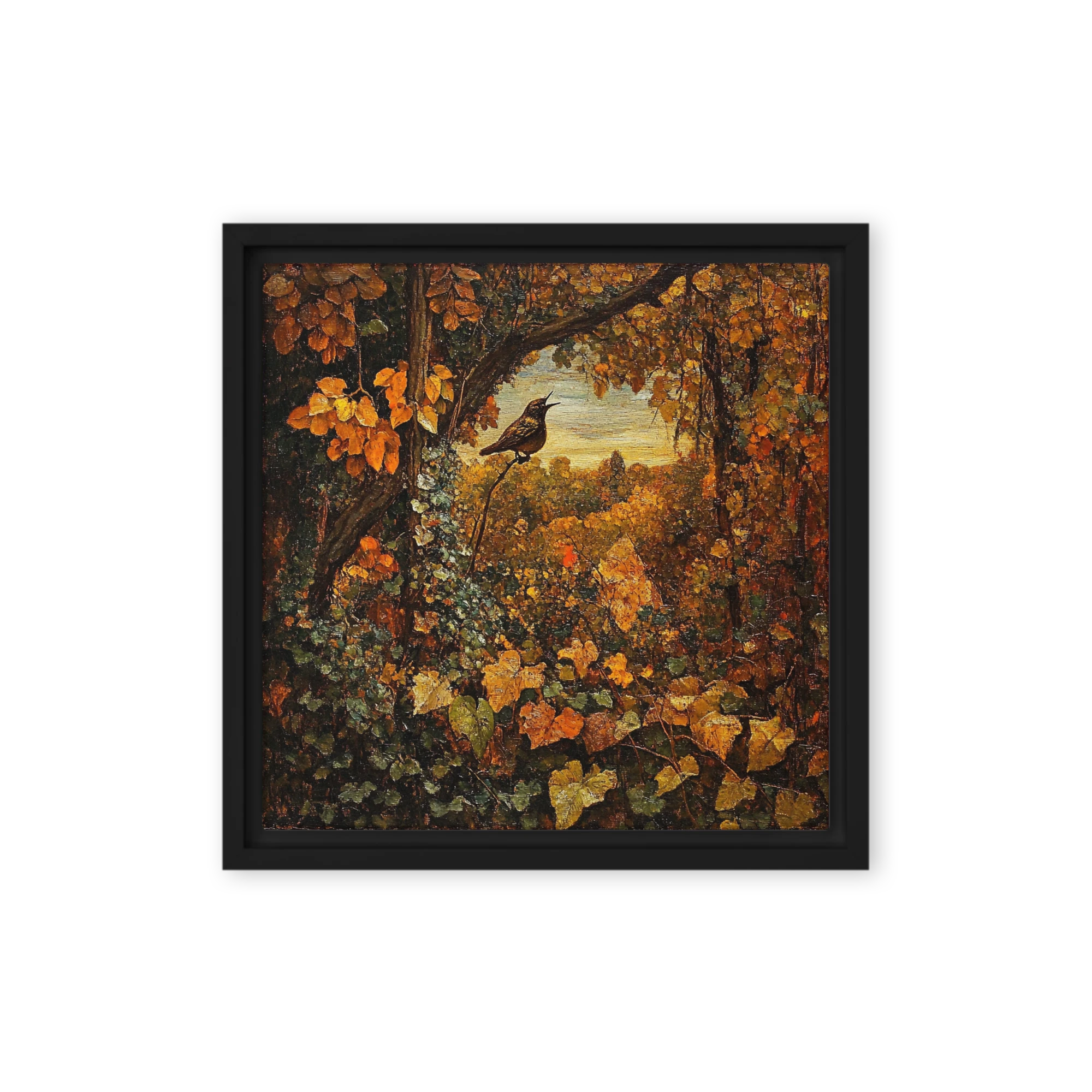 Songbird in Autumn Woods