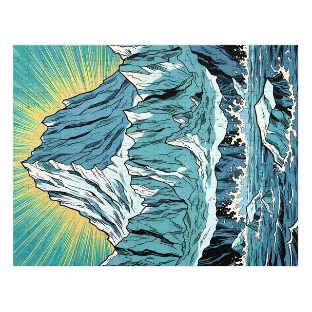 Glacial Sunburst | Jigsaw Puzzles