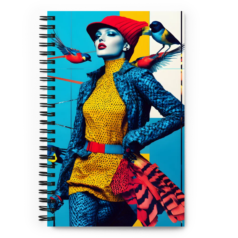 Vibrant Fusion of Nature and Fashion