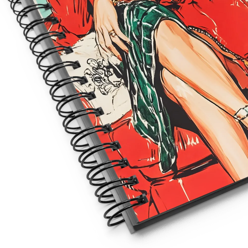 Mid-Century Chic 
 Spiral Notebook | 140 pages