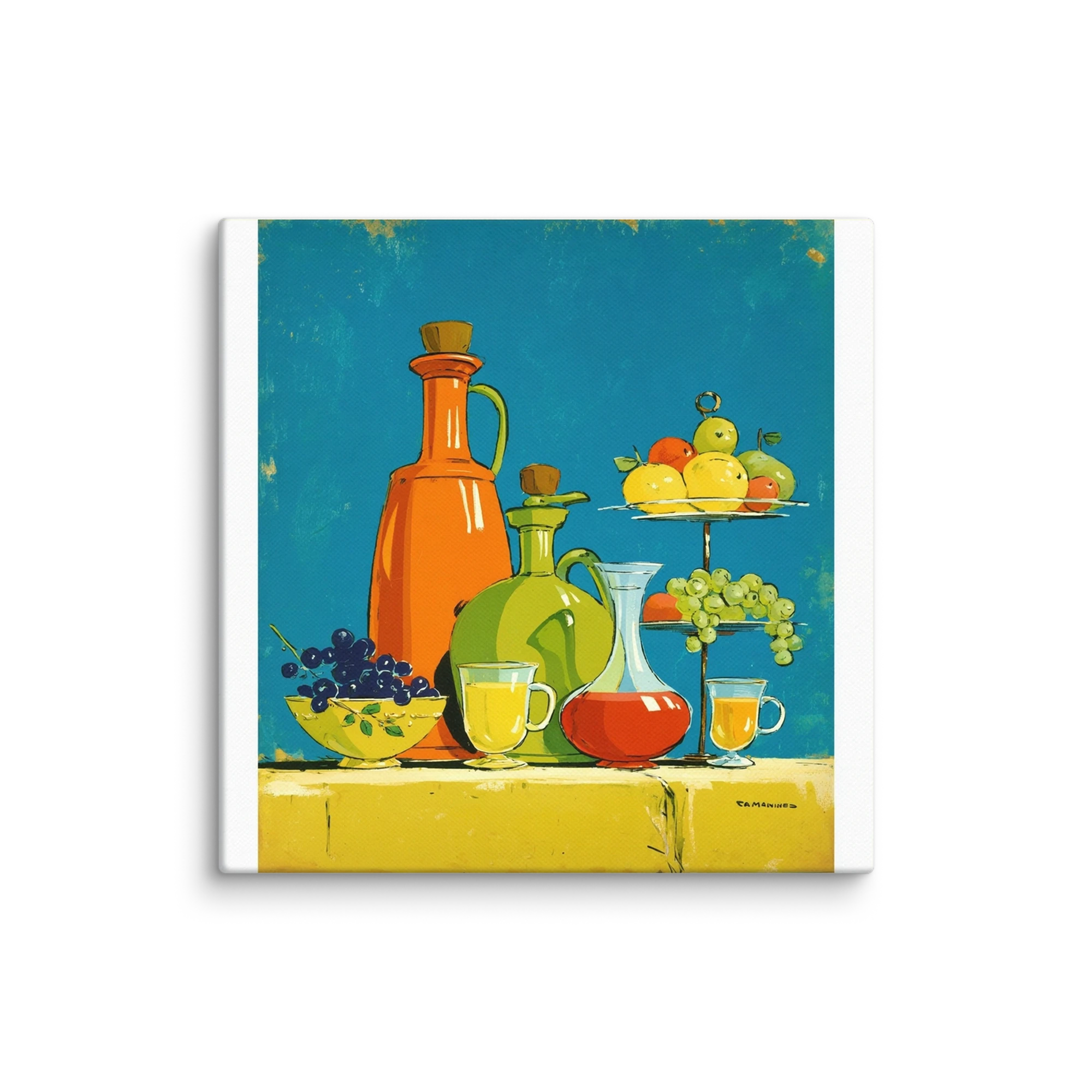 Marigold Shores And Teal Water — Picture-Book Coastlines