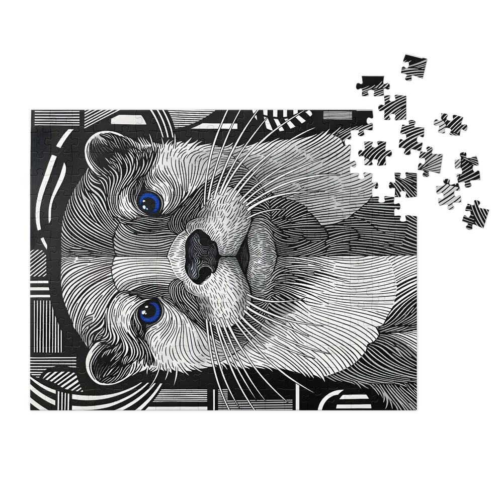 Linear Otter Portrait