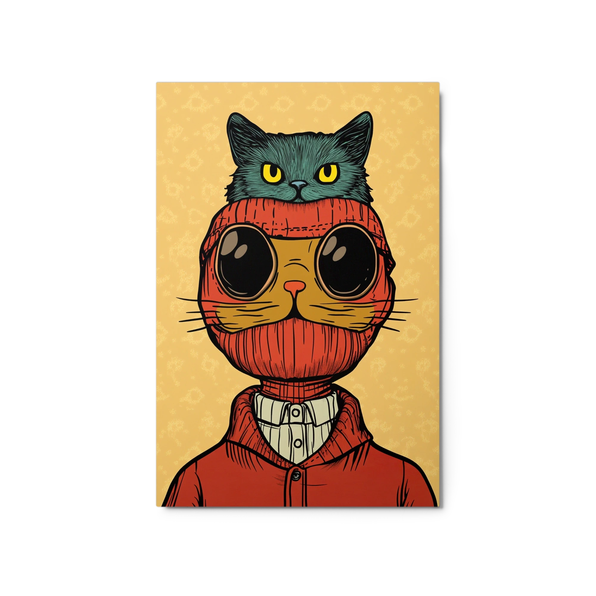 Cat Character in Hoodie