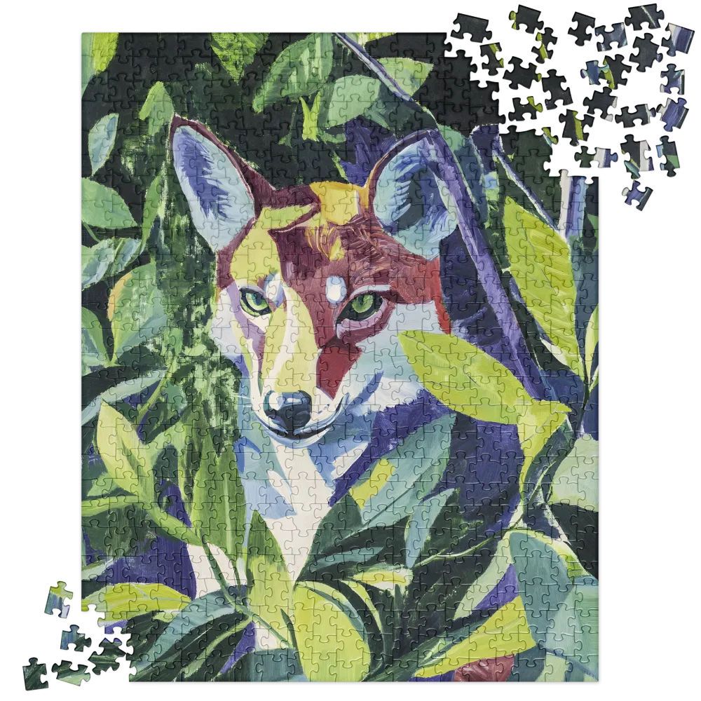 Wild Fox Portrait 
 Jigsaw Puzzle