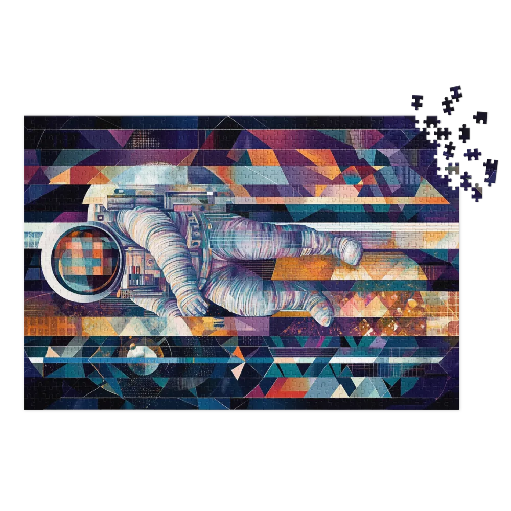 Geometric Astronaut in Space