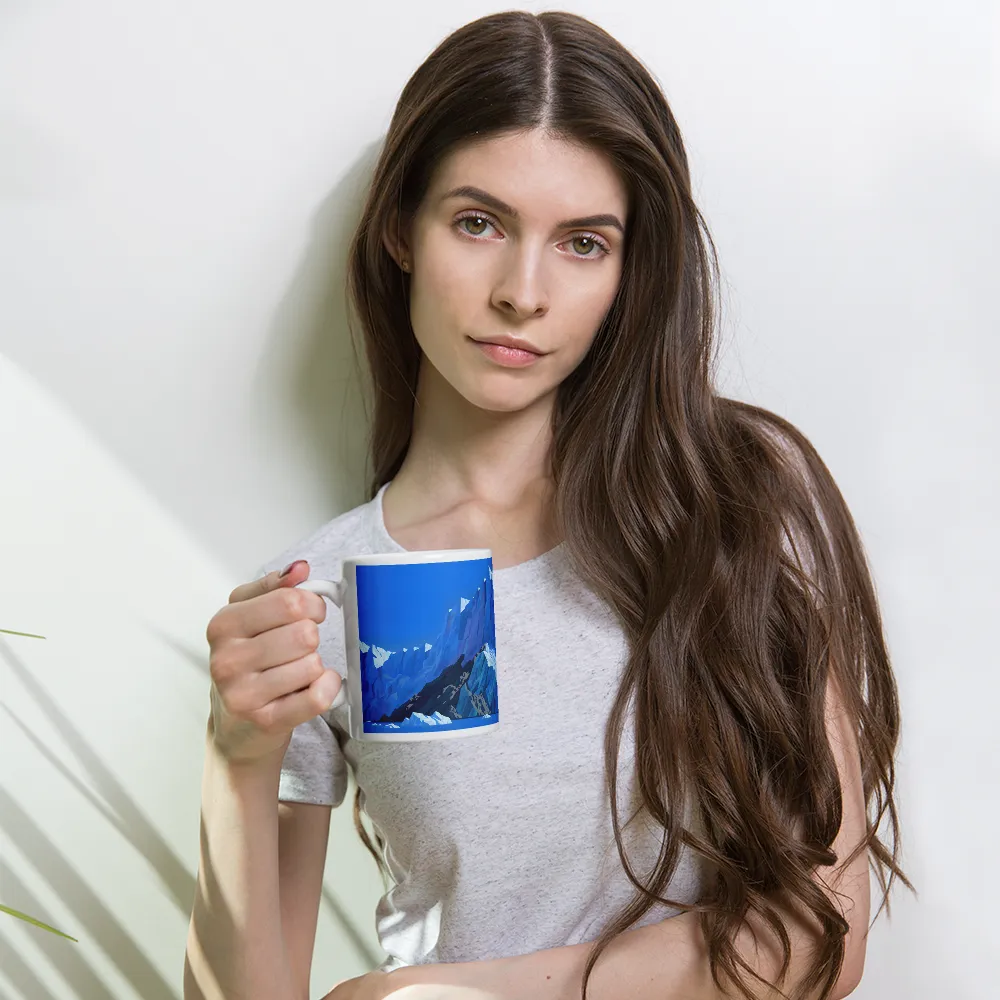 Blue Glacier 
 Mug with Red inside | 15 oz