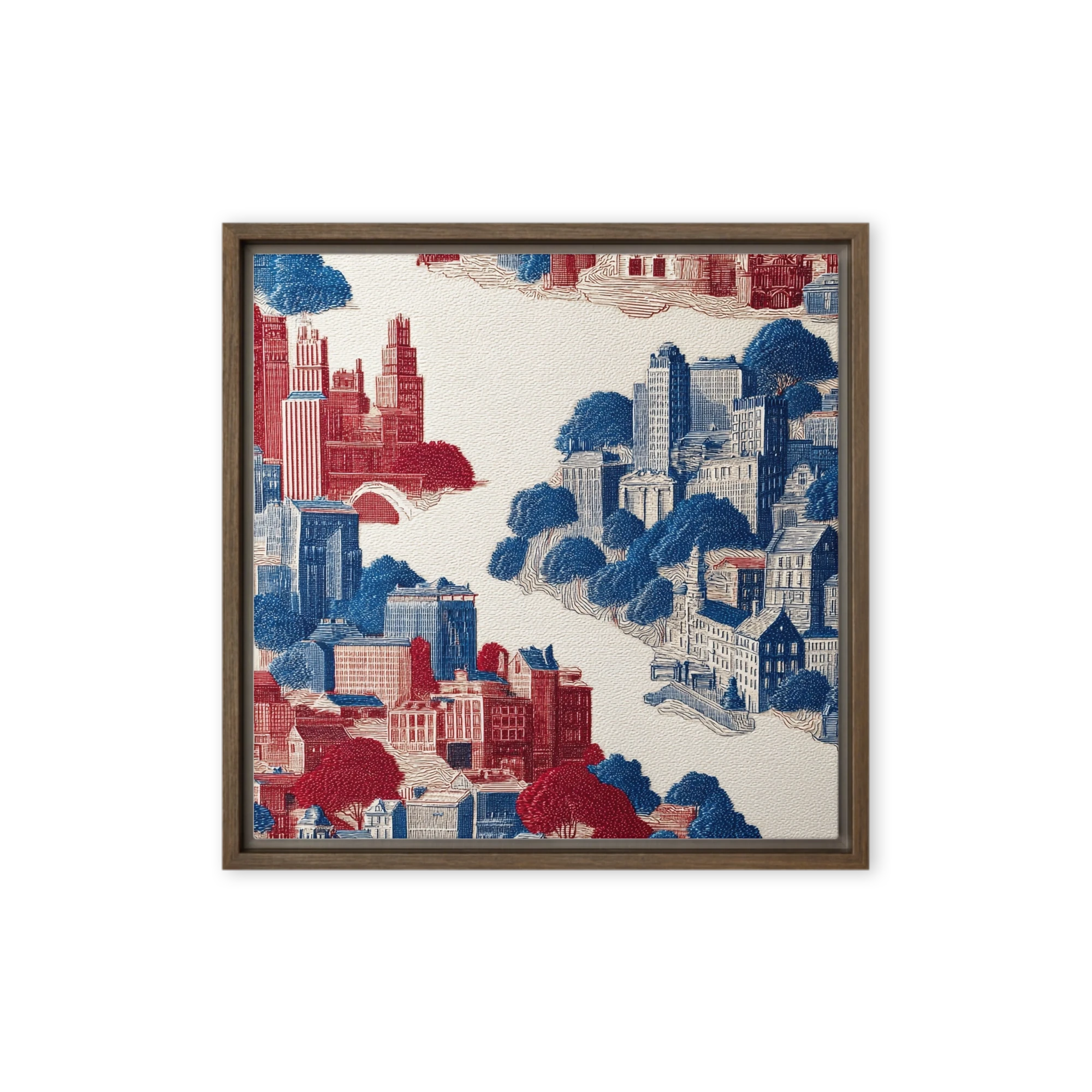 Urban Toile Cityscape | Art Print