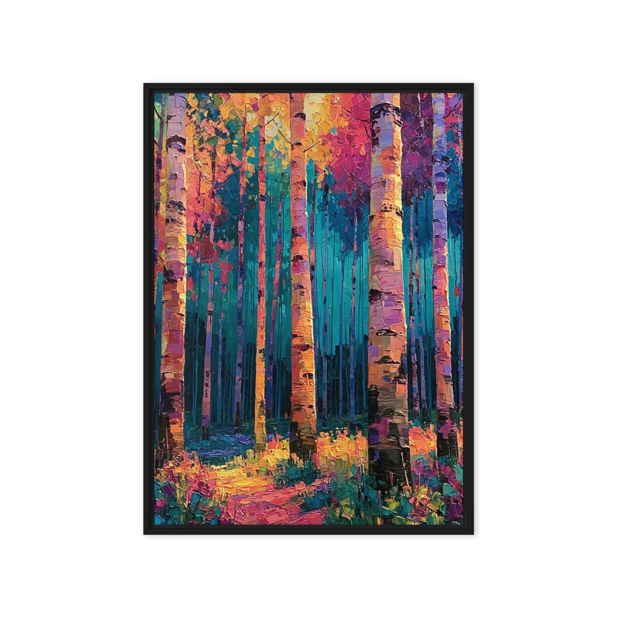 Spectrum Forest 
 Canvas | 18″x 26″