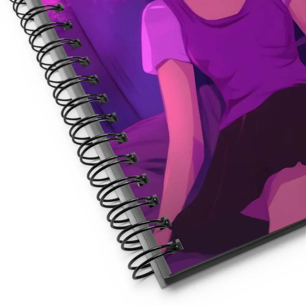Dreamer's Lunar Glow 
 Spiral Notebook | 140 pages