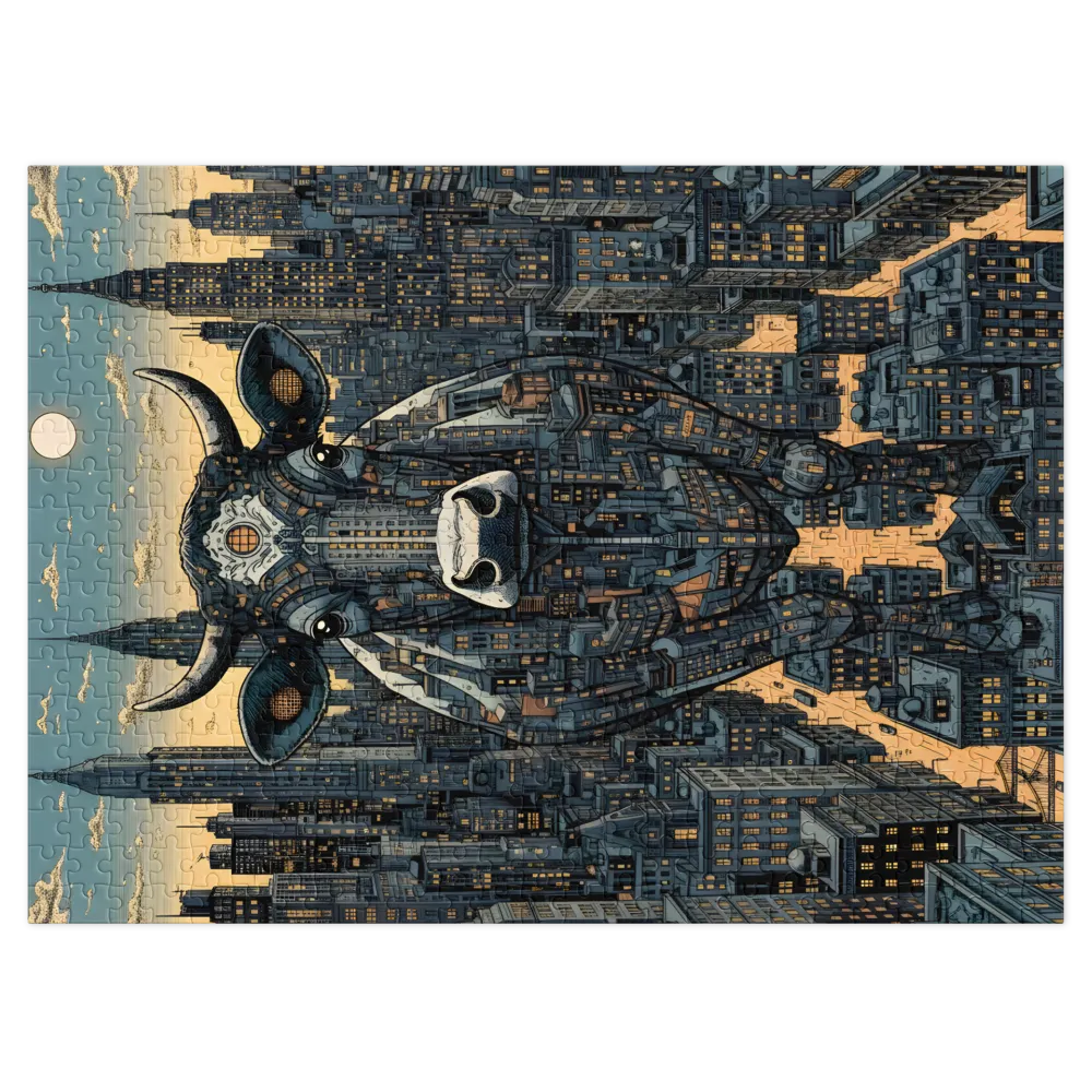 Metropolis Cow | Jigsaw Puzzles