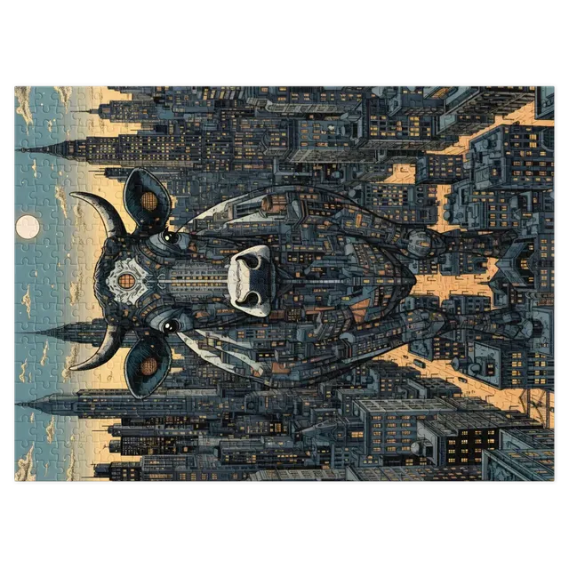 Metropolis Cow | Jigsaw Puzzles