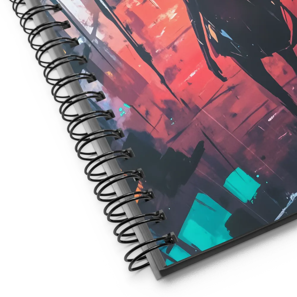 Neon City Stroll 
 Spiral Notebook | 140 pages