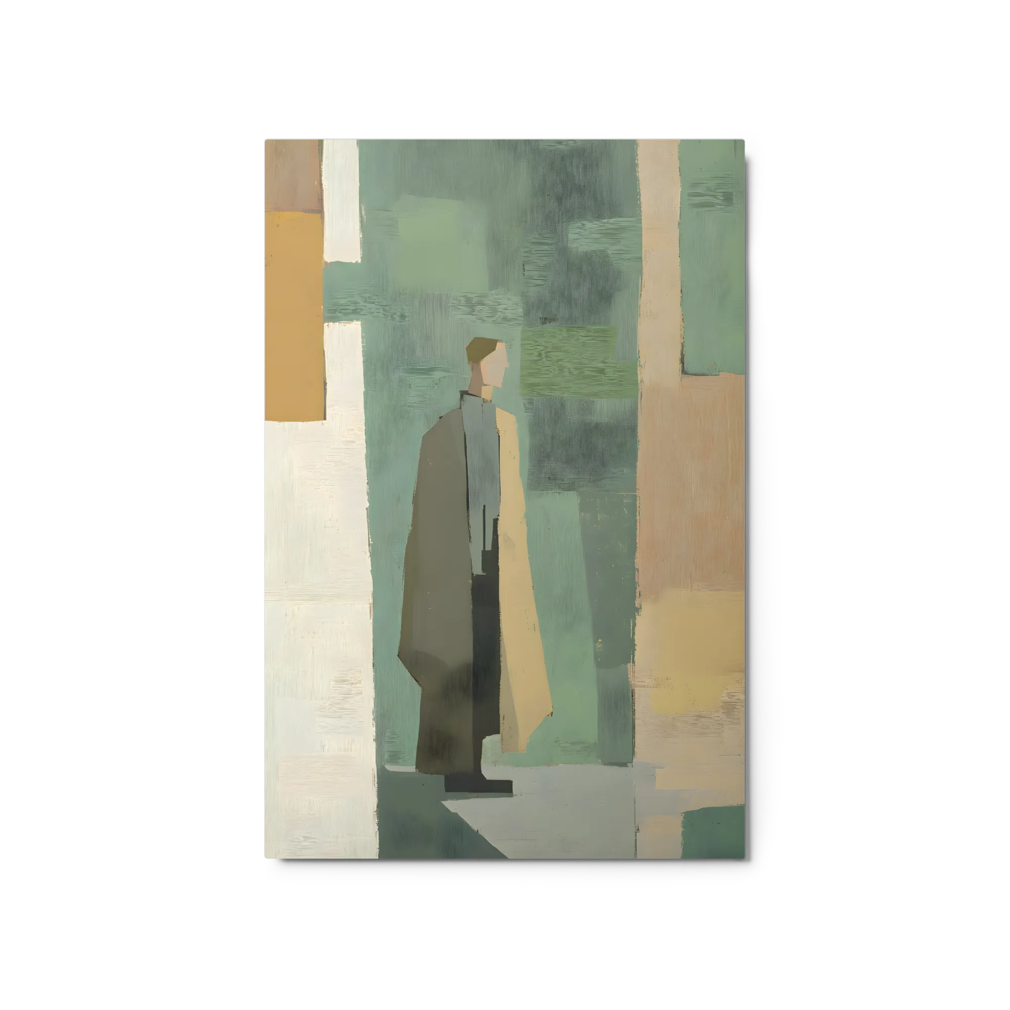 Solitary Form in Color Blocks