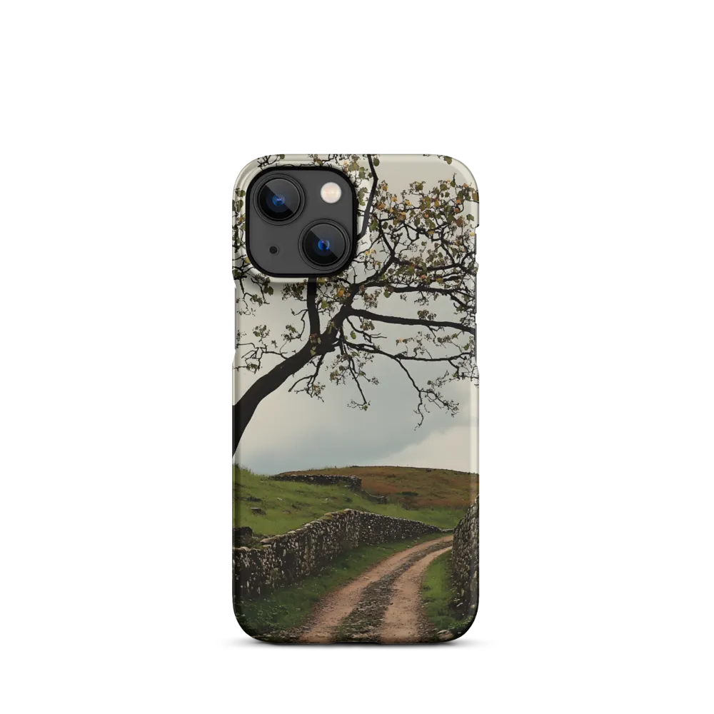 Serene Landscape with Tree and Dirt Path | Phone Case