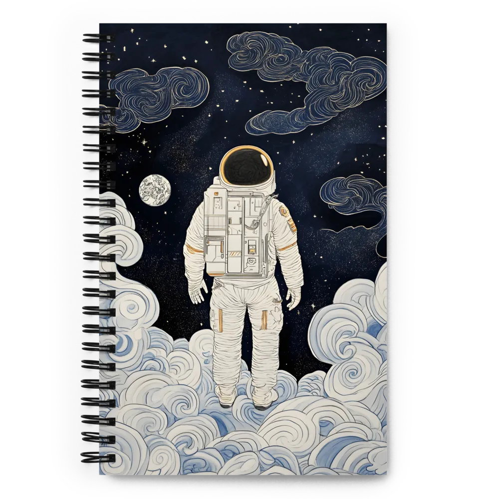 Cosmic Cloud Wanderer 
 Spiral Notebook | 140 pages