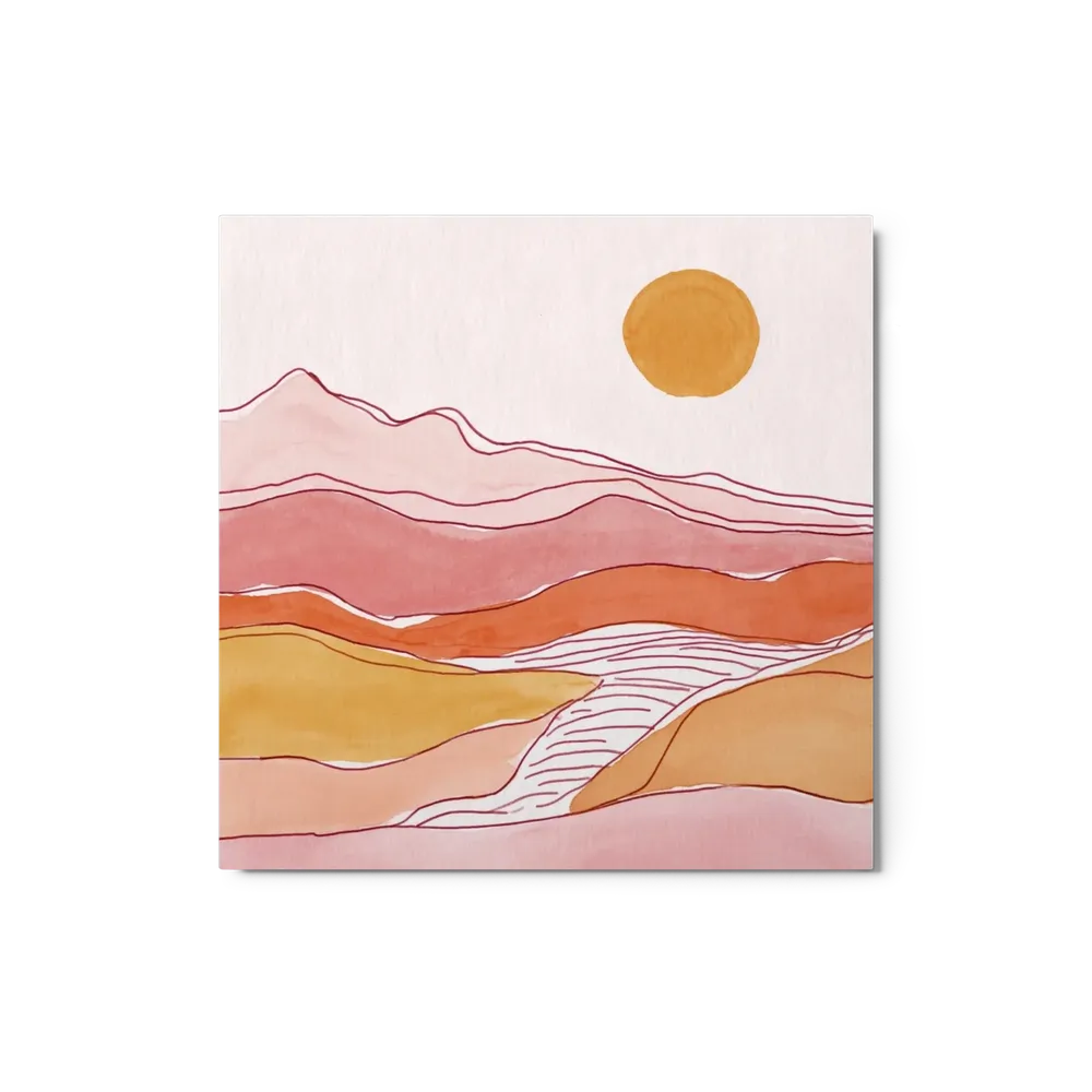 Terracotta Hills at Sunset | Art Print