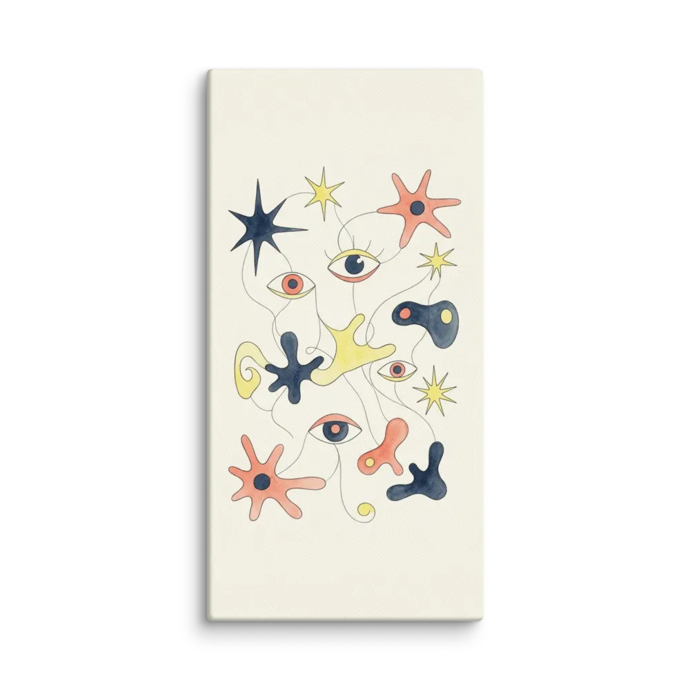 Biomorphic Astral Gaze 
 Canvas | 10″x 20″