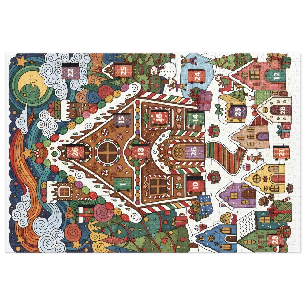 Gingerbread Advent House | Jigsaw Puzzles