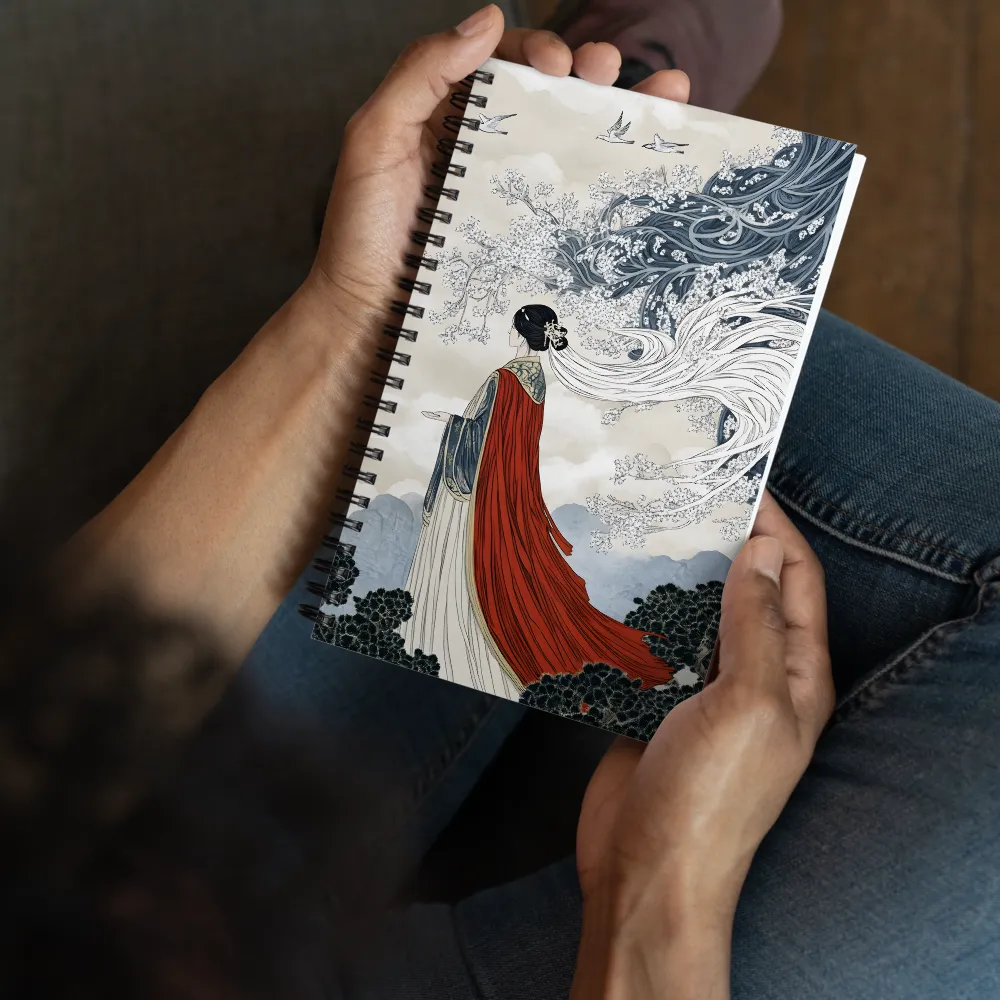 Serene Blossom Journey 
 Spiral Notebook | 140 pages